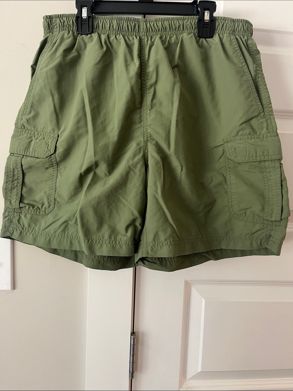 Men's L.L. Bean Green Cargo Shorts/swim trunks